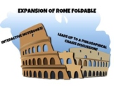 Expansion of Roman Empire Interactive Notebook Foldable (Physical & Digital)