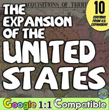 Preview of United States Westward Expansion Stations Activity | 10 US Expansion Events