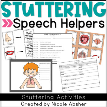 Preview of Speech Helpers Activities and Data Sheets for Speech Therapy