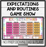 Expectations and Procedures Game Show | Back to School | C