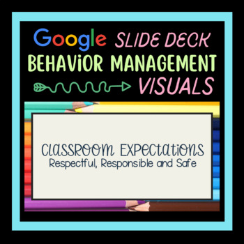 Preview of Expected Behavior Slide Presentation Plus Emotion Check & Calm Down Visuals