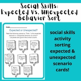 Expected Behavior Vs. Unexpected Behavior Scenario Sort