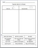 FREE Expected Behavior in the Classroom, Lunch, Recess Cut