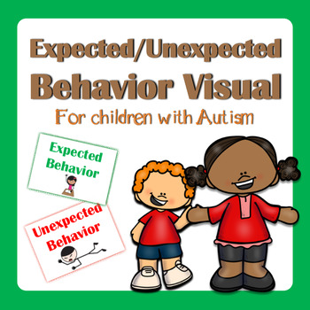 Preview of Expected/Unexpected Behavior Visuals Autism