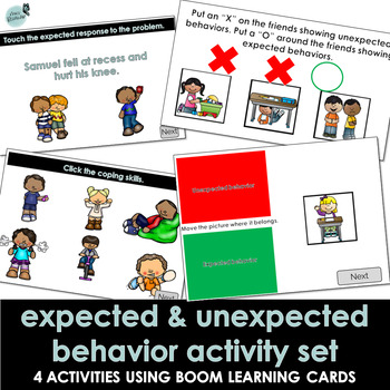 Preview of Expected & Unexpected Behaviors BOOM CARDS