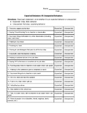 Expected VS Unexpected Behaviors Worksheet