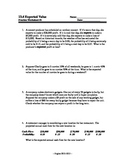 Expected Value Worksheet