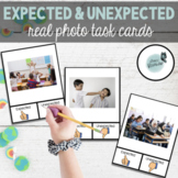 Expected and Unexpected Behavior Task Cards | REAL PHOTOS