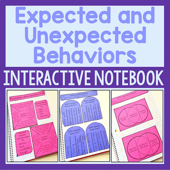 Preview of Expected Vs Unexpected Behaviors Interactive Notebook Activities