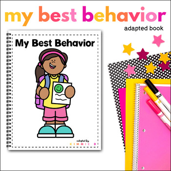 Preview of Expected + Unexpected Behaviors Social Story for Special Education Adapted Book