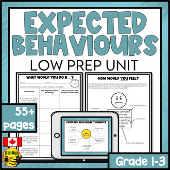 Preview of Expected and Unexpected Behaviours Unit | Classroom Management