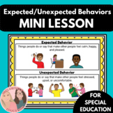Expected and Unexpected MINI LESSON || Special Education |