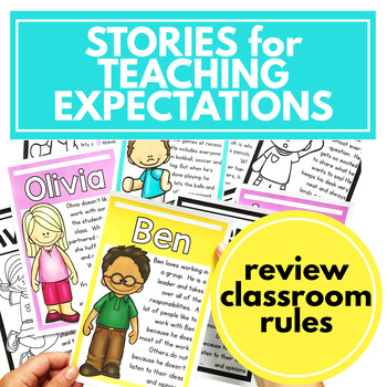 Preview of Expected Versus Unexpected Behaviors Classroom Rules and Expectations Stories