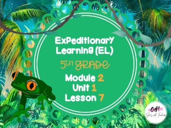 Preview of Expeditionary Learning (EL) Fifth Grade Module 2: Unit 1: Lesson 7 PowerPoint