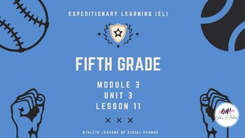 Preview of Expeditionary Learning (EL) Fifth Grade Module 3: Unit 3: Lesson 11 PowerPoint