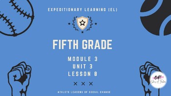 Preview of Expeditionary Learning (EL) Fifth Grade Module 3: Unit 3: Lesson 8 PowerPoint