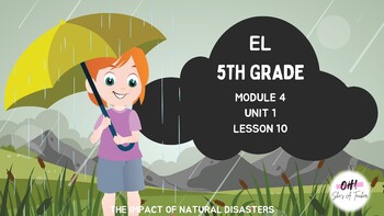 Preview of Expeditionary Learning (EL) Fifth Grade Module 4: Unit 1: Lesson 10 PowerPoint