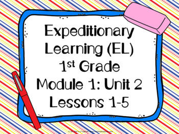 Preview of Expeditionary Learning (EL) First Grade Module 1: Unit 2: Lessons 1-5 PPTS