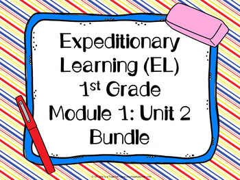 Preview of Expeditionary Learning (EL) First Grade Module 1: Unit 2 Powerpoints Bundle