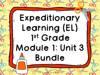 Preview of Expeditionary Learning (EL) First Grade Module 1: Unit 3 Powerpoints Bundle