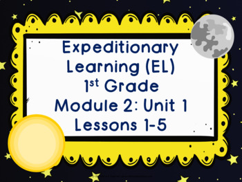 Preview of Expeditionary Learning (EL) First Grade Module 2: Unit 1: Lessons 1-5 PPTS