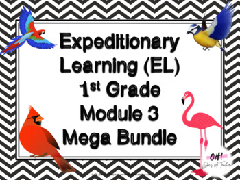 Preview of Expeditionary Learning (EL) First Grade Module 3 MEGA BUNDLE