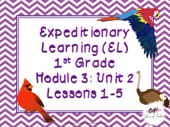 Preview of Expeditionary Learning (EL) First Grade Module 3: Unit 2: Lessons 1-5 PPTS