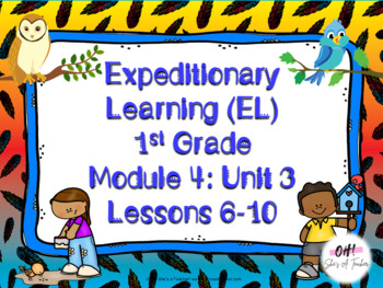 Preview of Expeditionary Learning (EL) First Grade Module 4: Unit 3: Lessons 6-10 PPTS