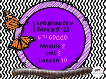 Preview of Expeditionary Learning (EL) Fourth Grade Module 2: Unit 2: Lesson 10 PowerPoint