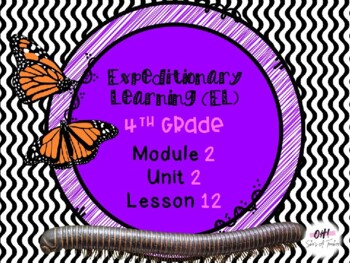 Preview of Expeditionary Learning (EL) Fourth Grade Module 2: Unit 2: Lesson 12 PowerPoint