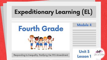 Preview of Expeditionary Learning (EL) Fourth Grade Module 4: Unit 3: Lesson 1 PowerPoint