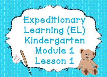 Preview of Expeditionary Learning (EL) Kindergarten Module 1: Unit 1: Lesson 1 PowerPoint