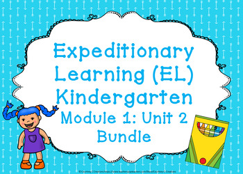 Preview of Expeditionary Learning (EL) Kindergarten Module 1: Unit 2 Powerpoints Bundle