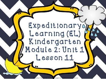 Preview of Expeditionary Learning (EL) Kindergarten Module 2: Unit 1: Lesson 11 PowerPoint