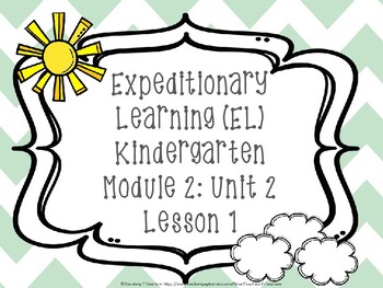 Preview of Expeditionary Learning (EL) Kindergarten Module 2: Unit 2: Lesson 1 PowerPoint