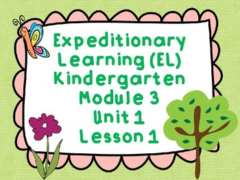 Preview of Expeditionary Learning (EL) Kindergarten Module 3: Unit 1: Lesson 1 PowerPoint