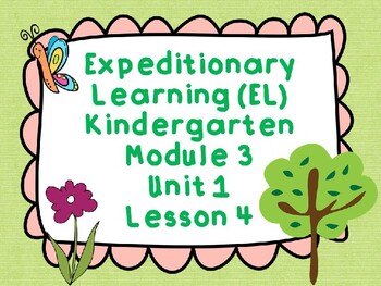 Preview of Expeditionary Learning (EL) Kindergarten Module 3: Unit 1: Lesson 4 PowerPoint