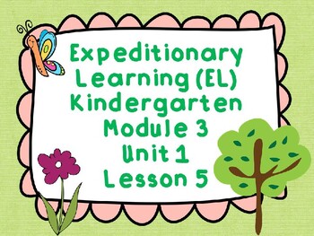 Preview of Expeditionary Learning (EL) Kindergarten Module 3: Unit 1: Lesson 5 PowerPoint