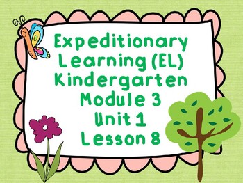 Preview of Expeditionary Learning (EL) Kindergarten Module 3: Unit 1: Lesson 8 PowerPoint