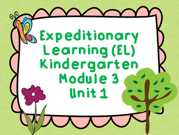 Preview of Expeditionary Learning (EL) Kindergarten Module 3: Unit 1 Powerpoints Bundle