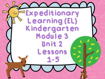 Preview of Expeditionary Learning (EL) Kindergarten Module 3: Unit 2: Lessons 1-5 PPTS
