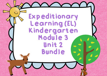 Preview of Expeditionary Learning (EL) Kindergarten Module 3: Unit 2 Powerpoints Bundle