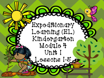Preview of Expeditionary Learning (EL) Kindergarten Module 4: Unit 1: Lessons 1-5 PPTS