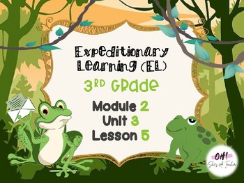 Preview of Expeditionary Learning (EL) Third Grade Module 2: Unit 3: Lesson 5 PowerPoint