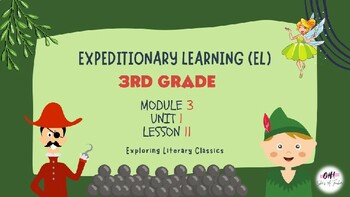 Preview of Expeditionary Learning (EL) Third Grade Module 3: Unit 1: Lesson 11 PowerPoint