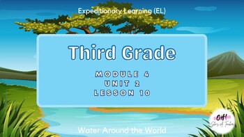 Preview of Expeditionary Learning (EL) Third Grade Module 4: Unit 2: Lesson 10 PowerPoint