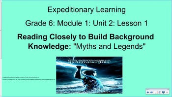 Preview of Expeditionary Learning, Grade 6, Module 1, Unit 2