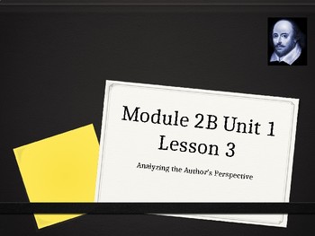 Preview of Expeditionary Learning Module 2B Unit 1 Lesson 3