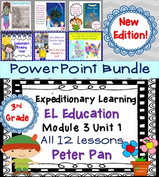 Preview of Expeditionary Learning New Edition EL Education 3rd Grade PowerPoint Bundle M3U1