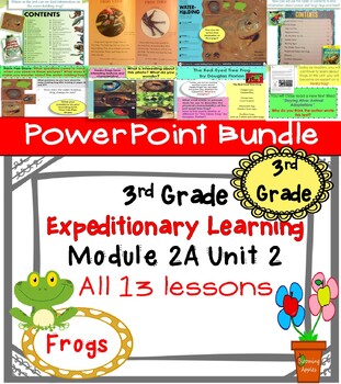 Preview of Expeditionary Learning 3rd Grade PowerPoint Bundle Module 2A Unit 2 Lessons 1-13